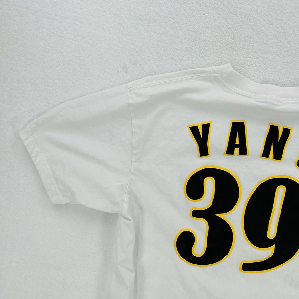 Hanshin Tigers Shirt Mens Medium White Japan NPB Baseball Yano 39 Player Tee - Picture 12 of 16